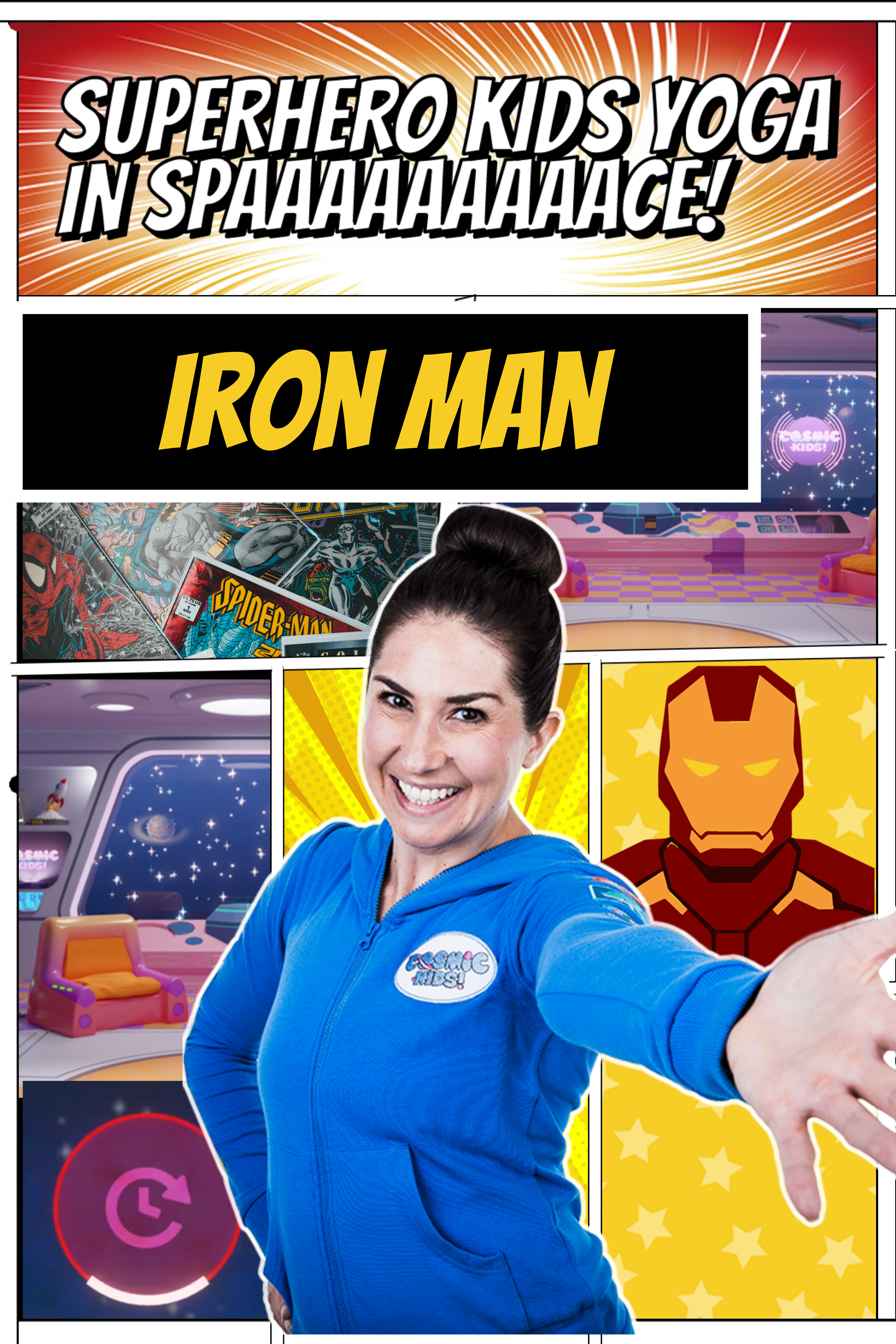 Iron Man | Superhero Kids Yoga in Space