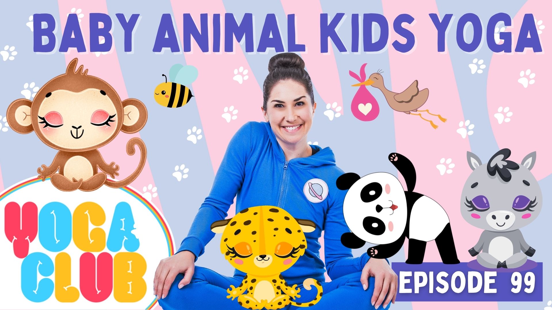 Baby Animals Kids Yoga - YOGA CLUB!