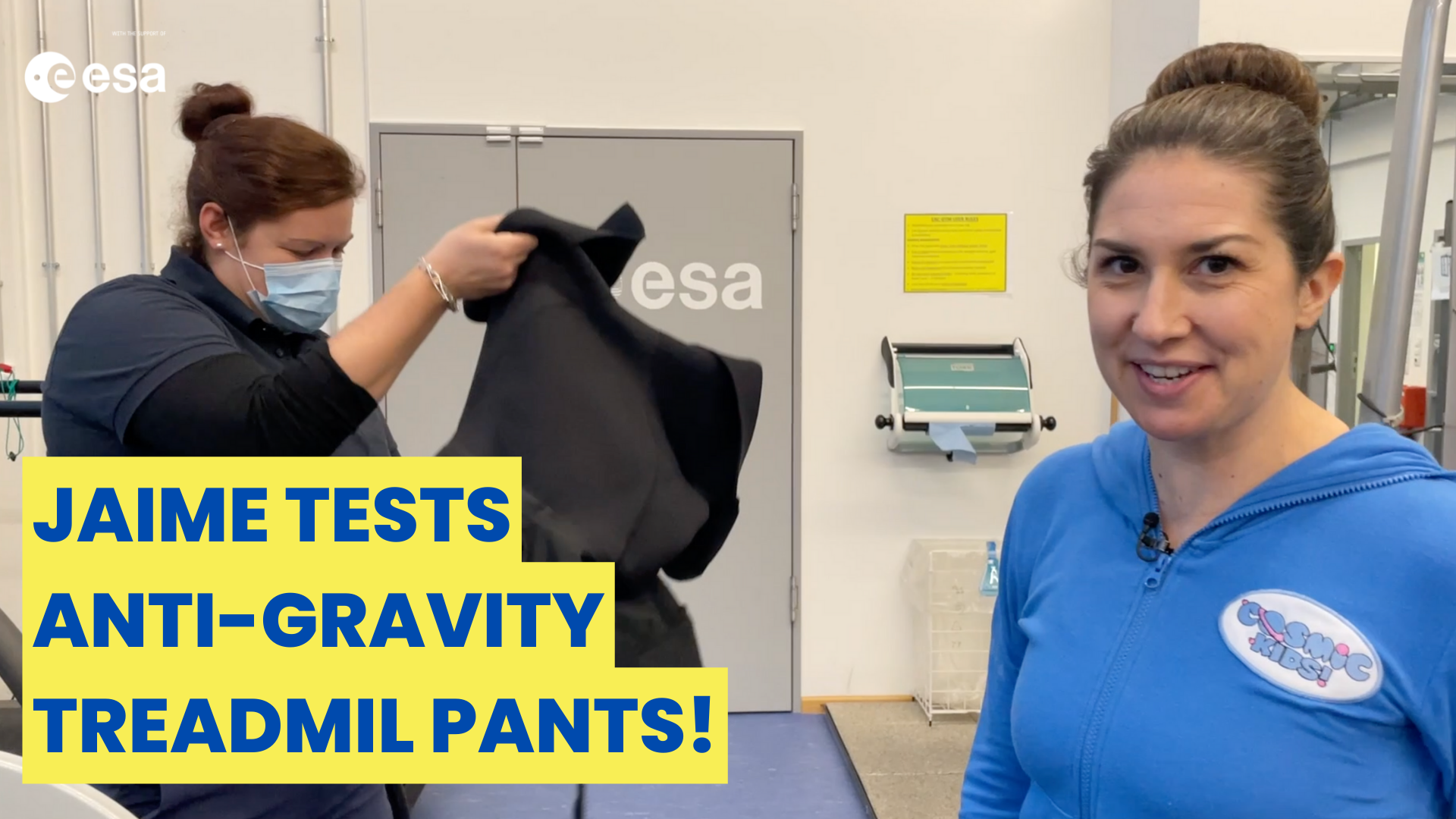 Jaime tries running in space 🏃‍♀️ I Cosmic Kids Special Project