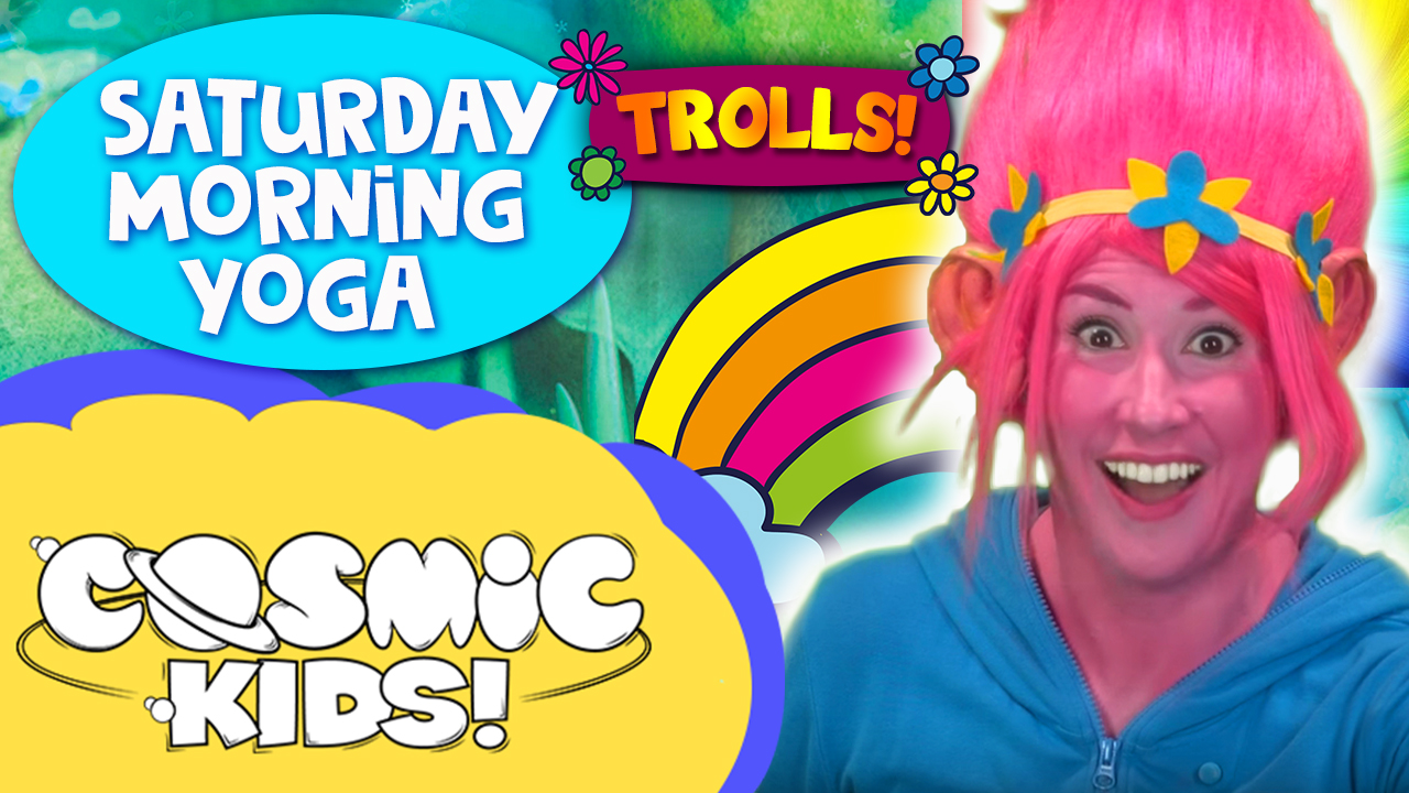Trolls and friends! | Saturday Morning Yoga!