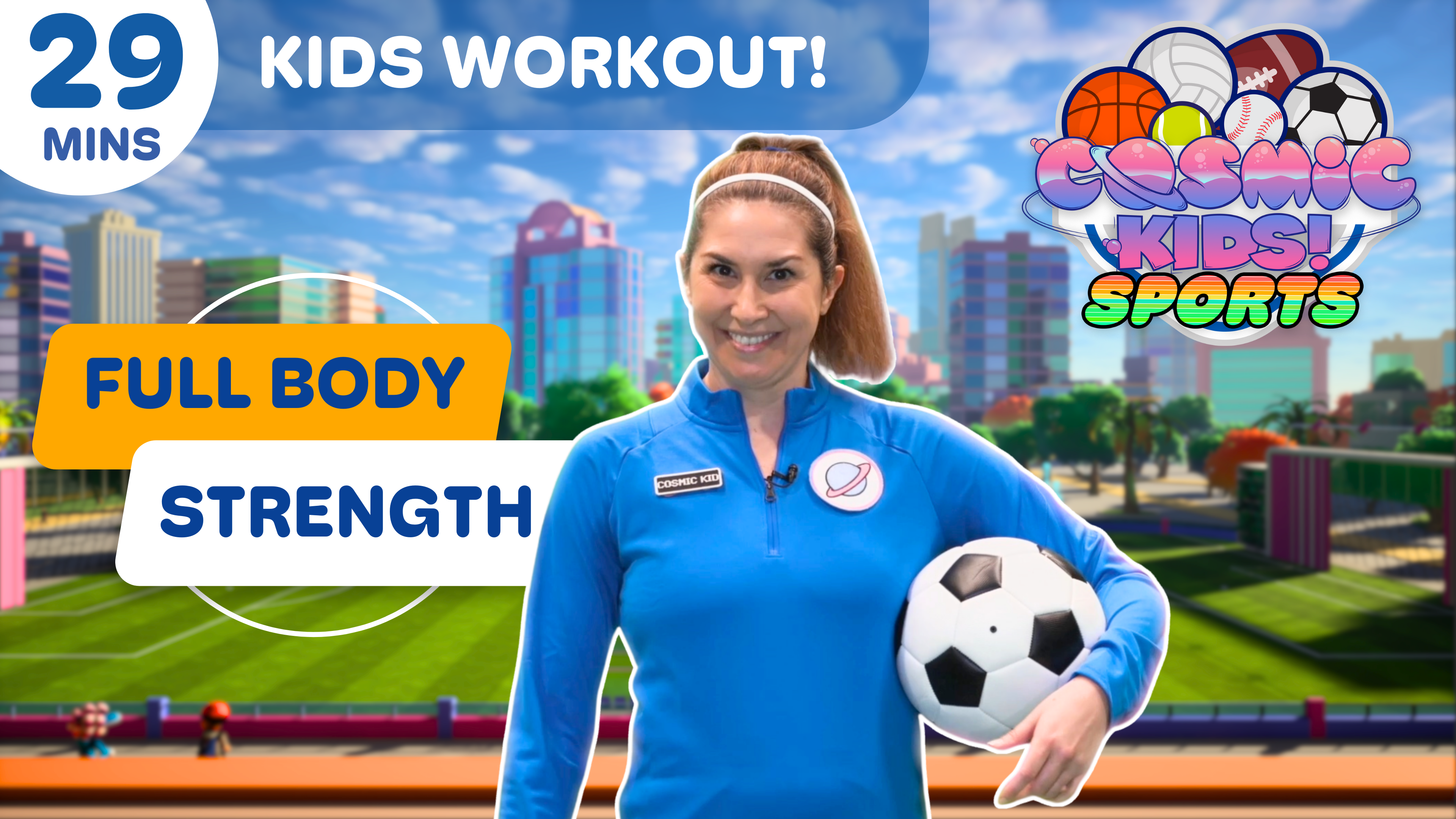 Full Body Soccer Training for Kids! | Cosmic Kids Sports