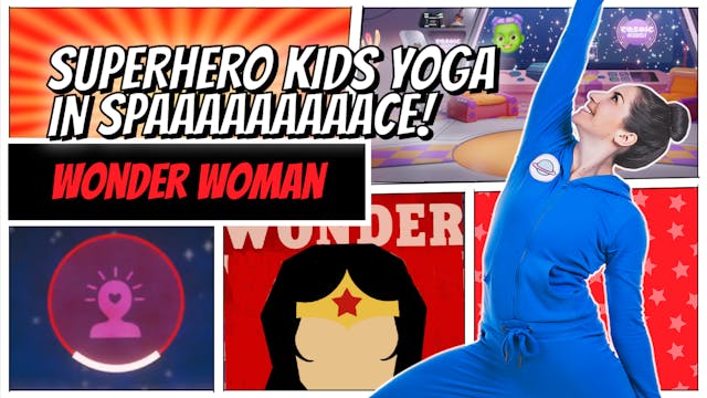 Wonder Woman | Superhero Kids Yoga in...