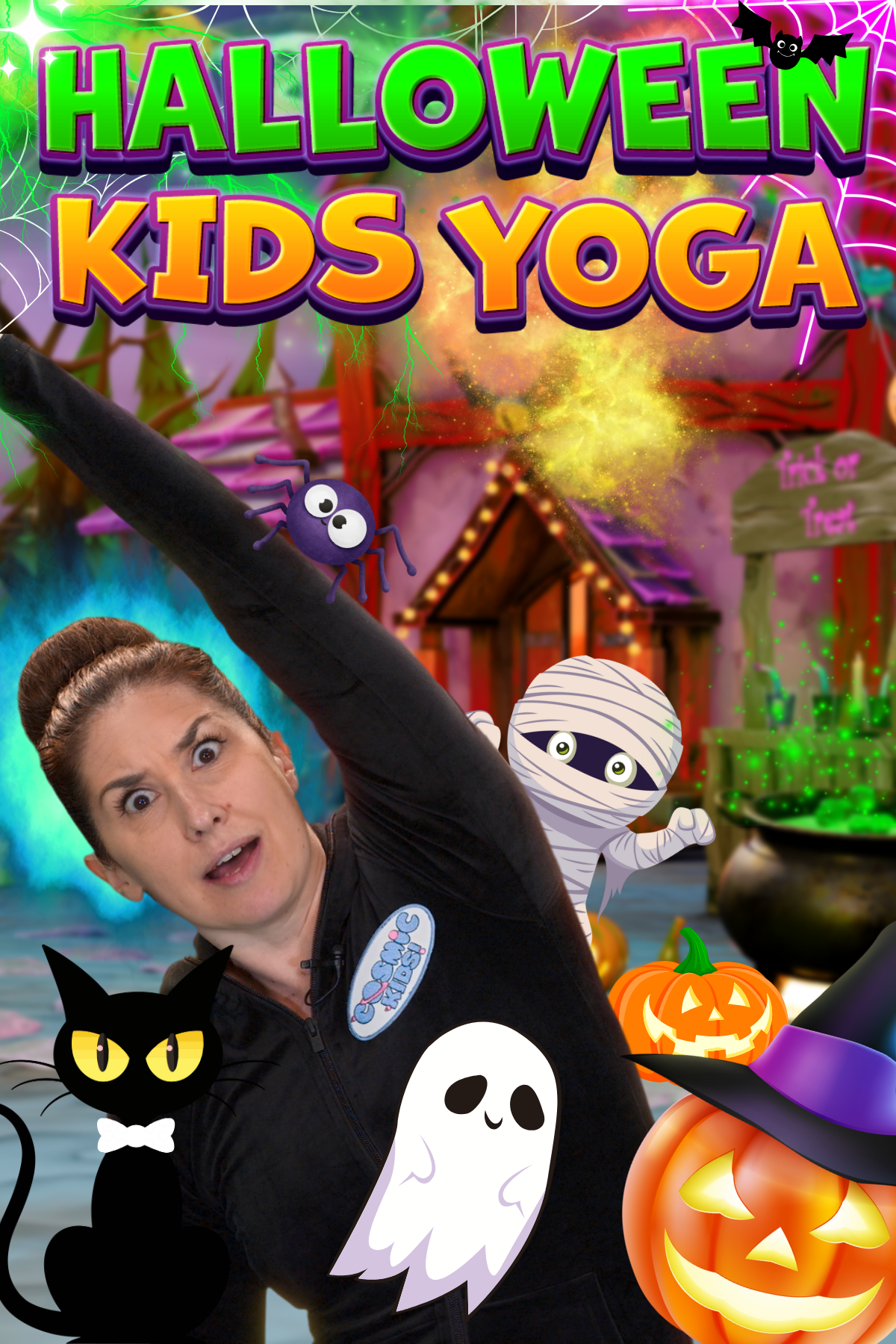 Haunted House Halloween Special | Yoga Adventure!