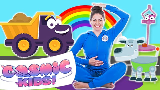 Toys, Trucks and Robot Yoga for Kids!...
