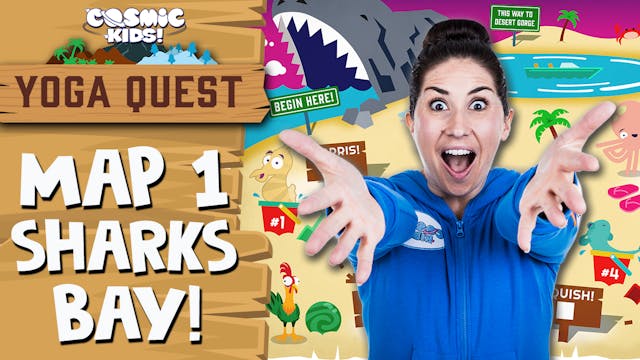 MAP 1: Shark's Bay! 🦈 | YOGA QUEST
