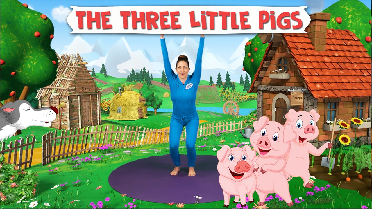 The Three Little Pigs (app exclusive) | A Cosmic Kids Yoga ...