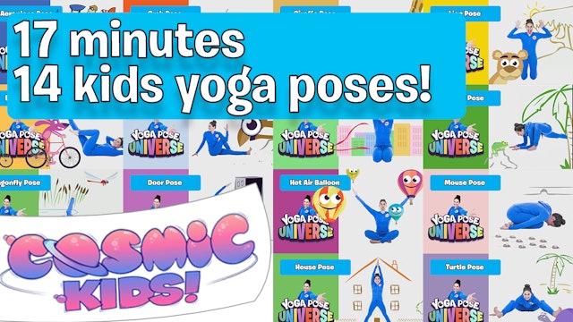 14 Kids Yoga Poses | Yoga Pose Universe (Compilation 1)