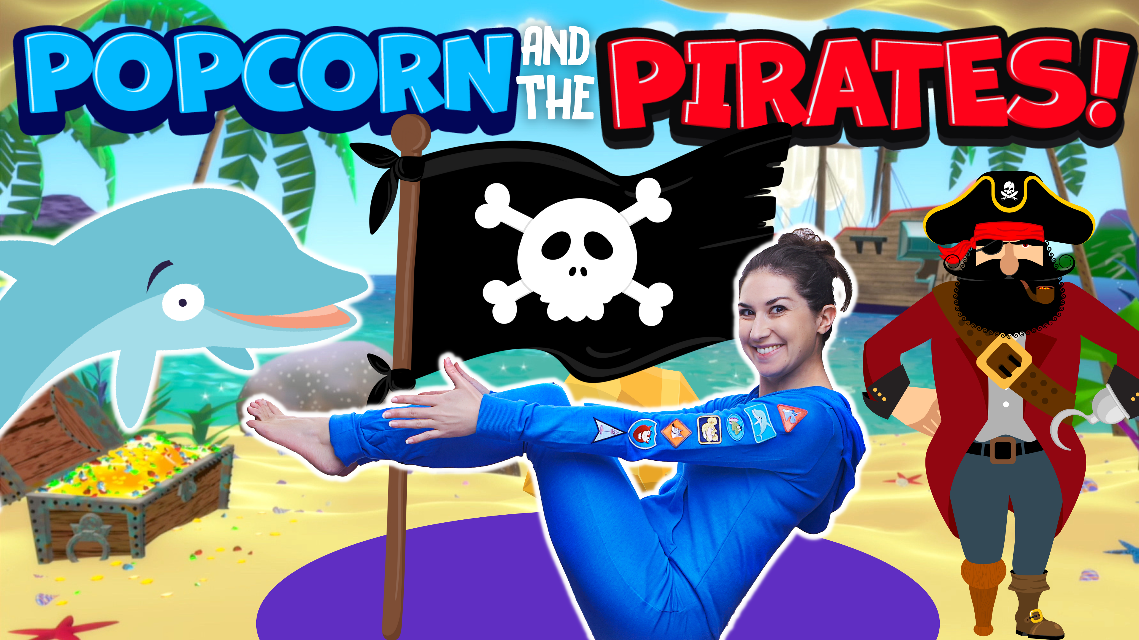 Popcorn and the Pirates | Yoga Adventure!