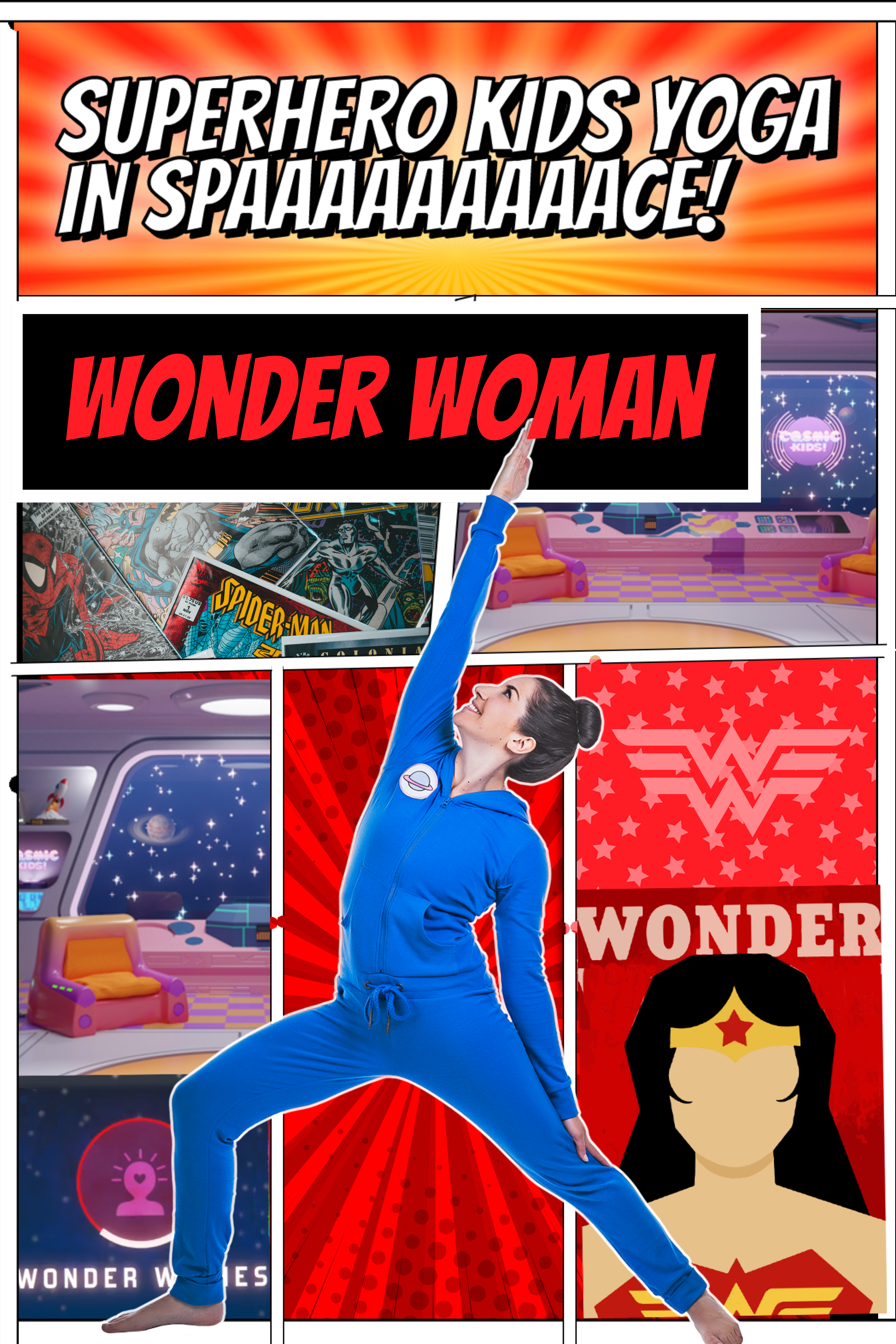 Wonder Woman | Superhero Kids Yoga in Space