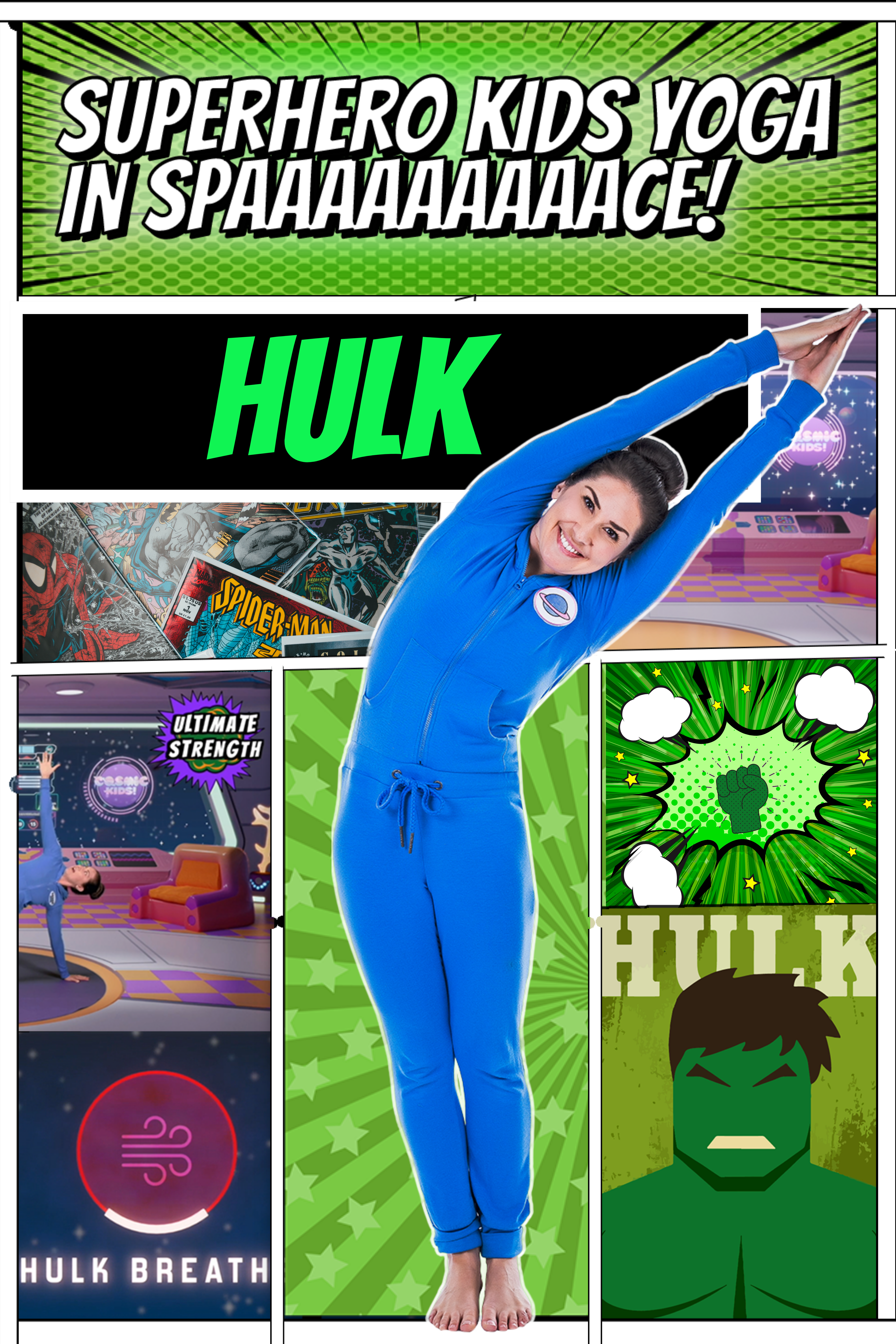 Hulk  | Superhero Kids Yoga in Space