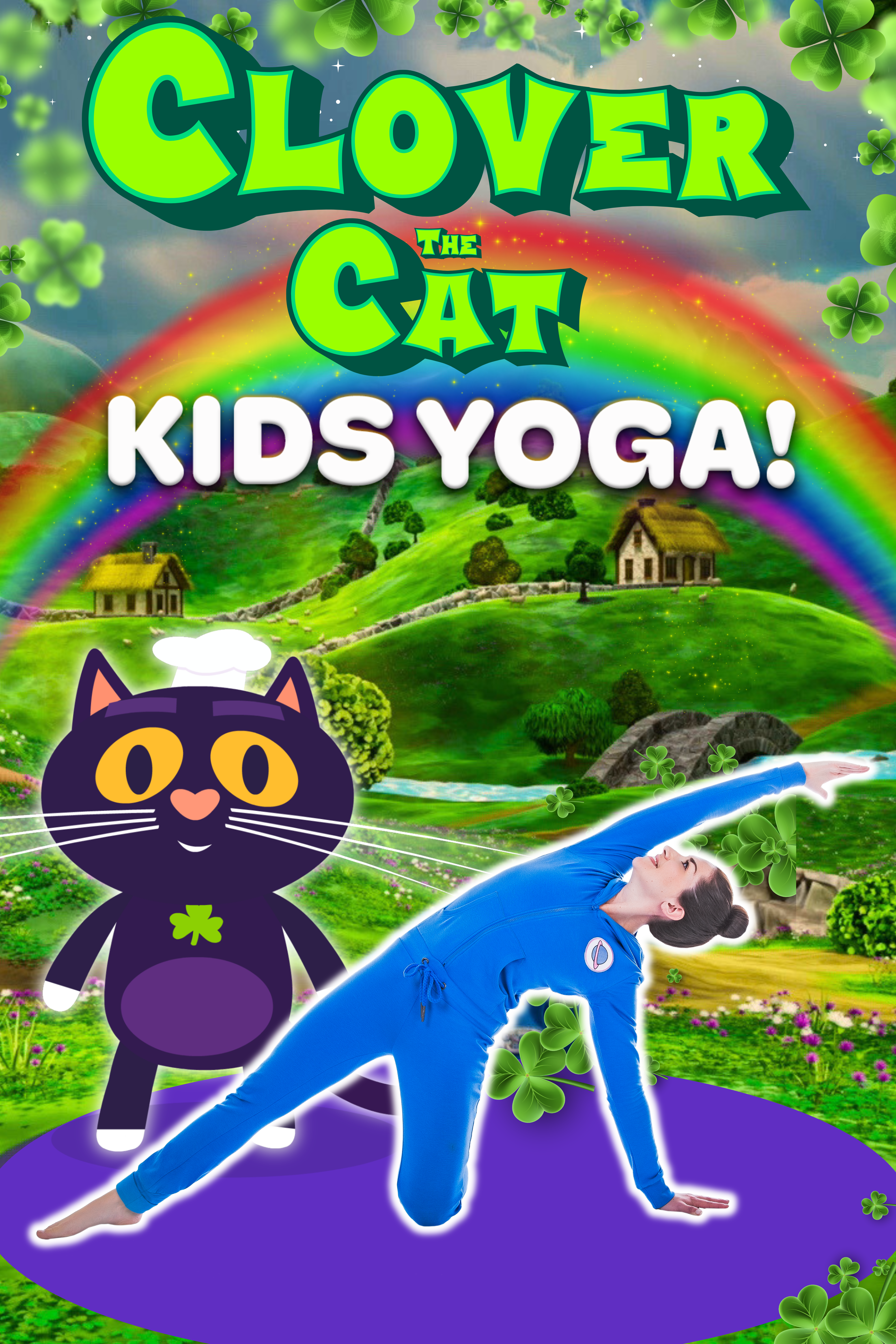 Clover the Lucky Cat | St. Patrick's Day Yoga Adventure!