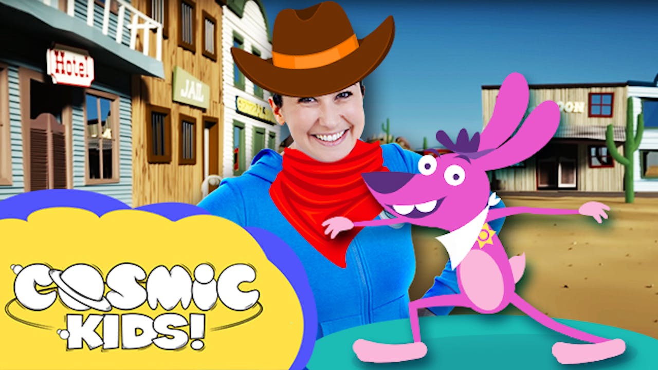 Sheriff Updown the Rabbit ππ°βοΈπ΅ | Saturday Morning Yoga! - Cosmic Kids App