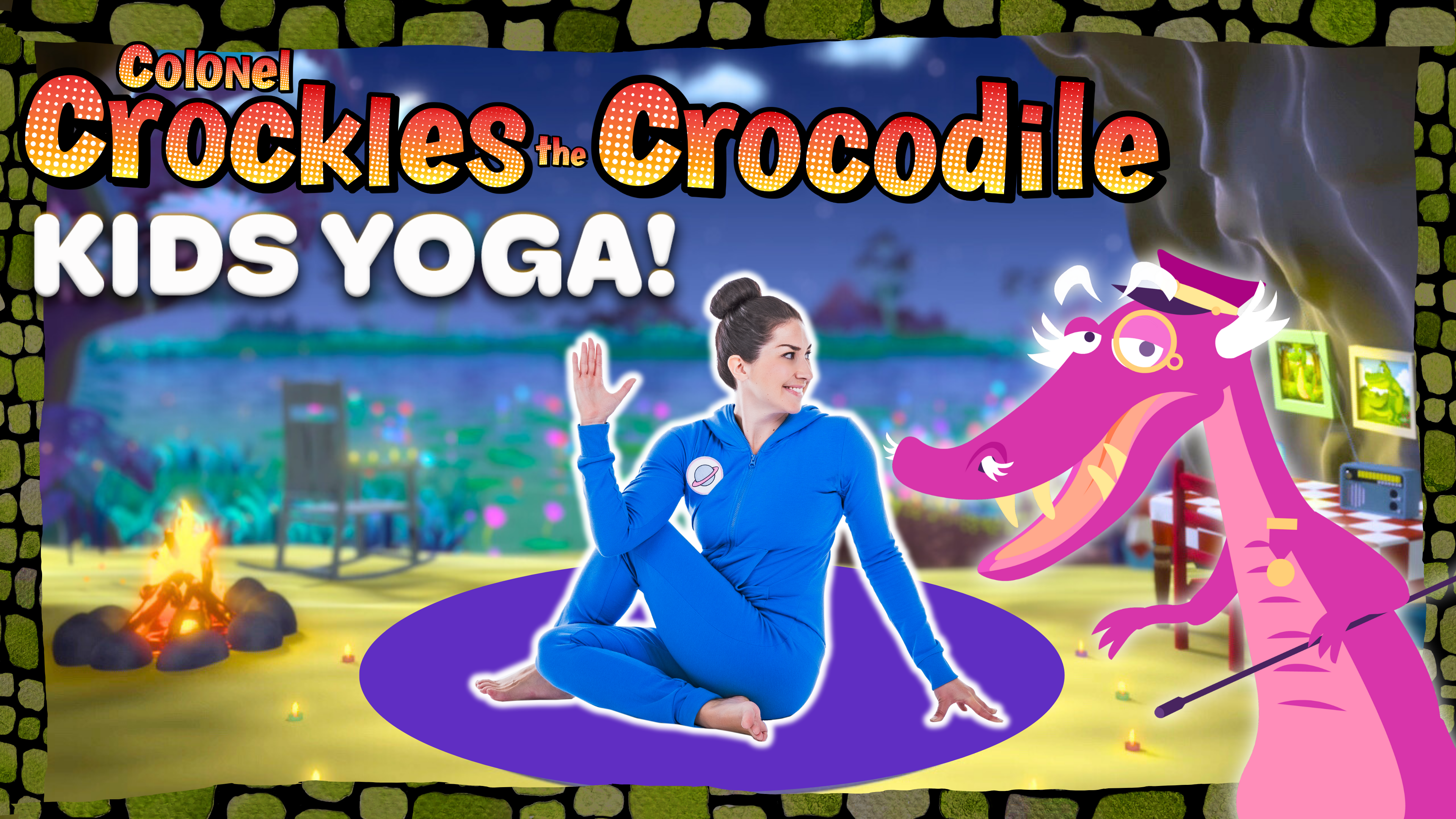 Colonel Crockles the Crocodile | Yoga Adventure!