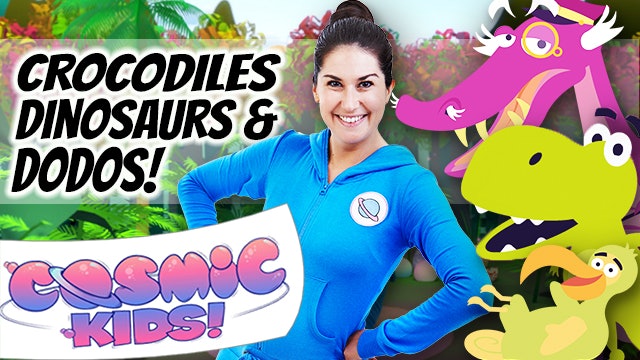Yoga for Kids | Crocodiles, Dinosaurs and Dodos ๐๐ฆ๐ฅ(60mins)