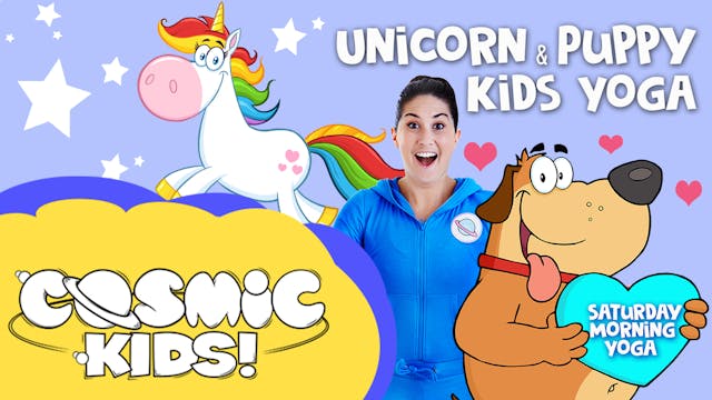 Unicorn and Puppy Yoga! | Saturday Mo...