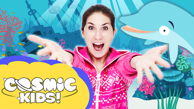 Popcorn the Dolphin 🐬 | Saturday Morning Yoga!