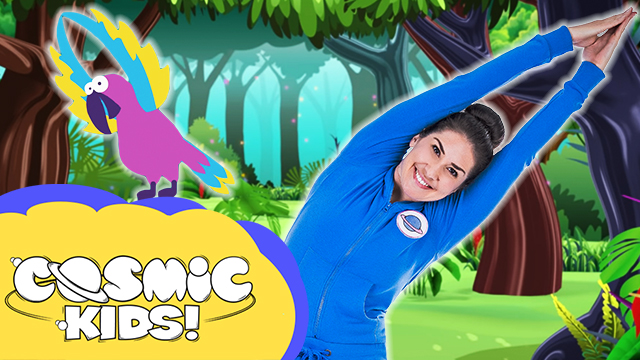 Stezzi the Parrot | Saturday Morning Yoga!