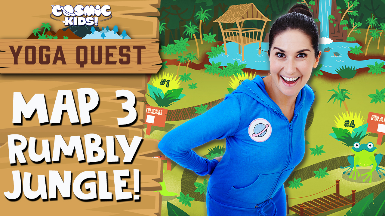 MAP 3: Rumbly Jungle! 🌴 | YOGA QUEST