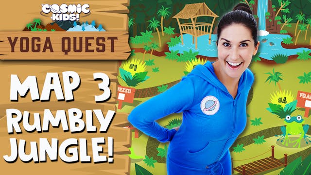 MAP 3: Rumbly Jungle! 🌴 | YOGA QUEST