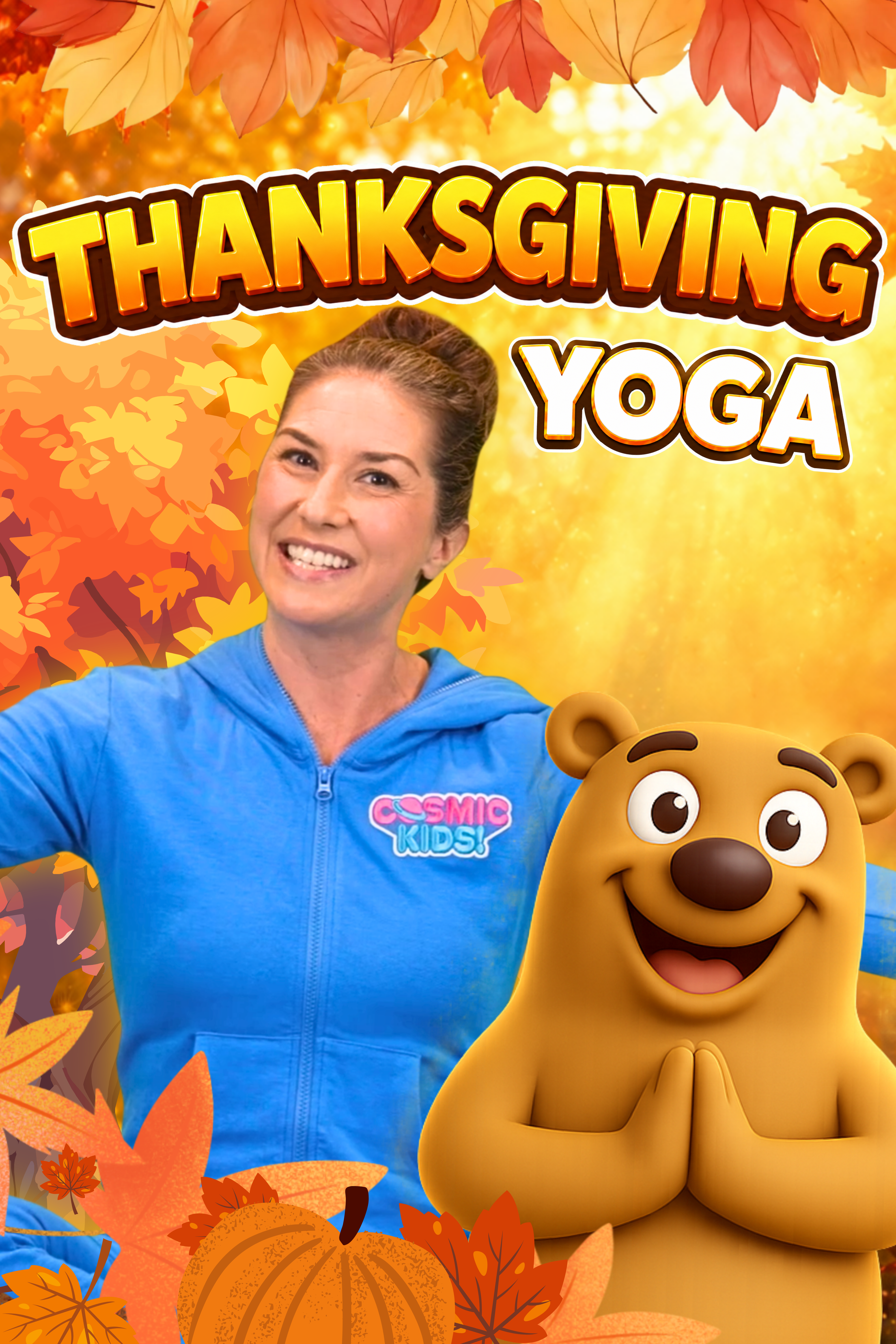 Thanksgiving with Bongo the Bear | Yoga Adventure