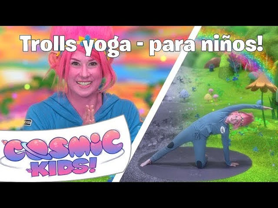 Trolls Yoga Para Niños! Una Aventura de Yoga de Cosmic