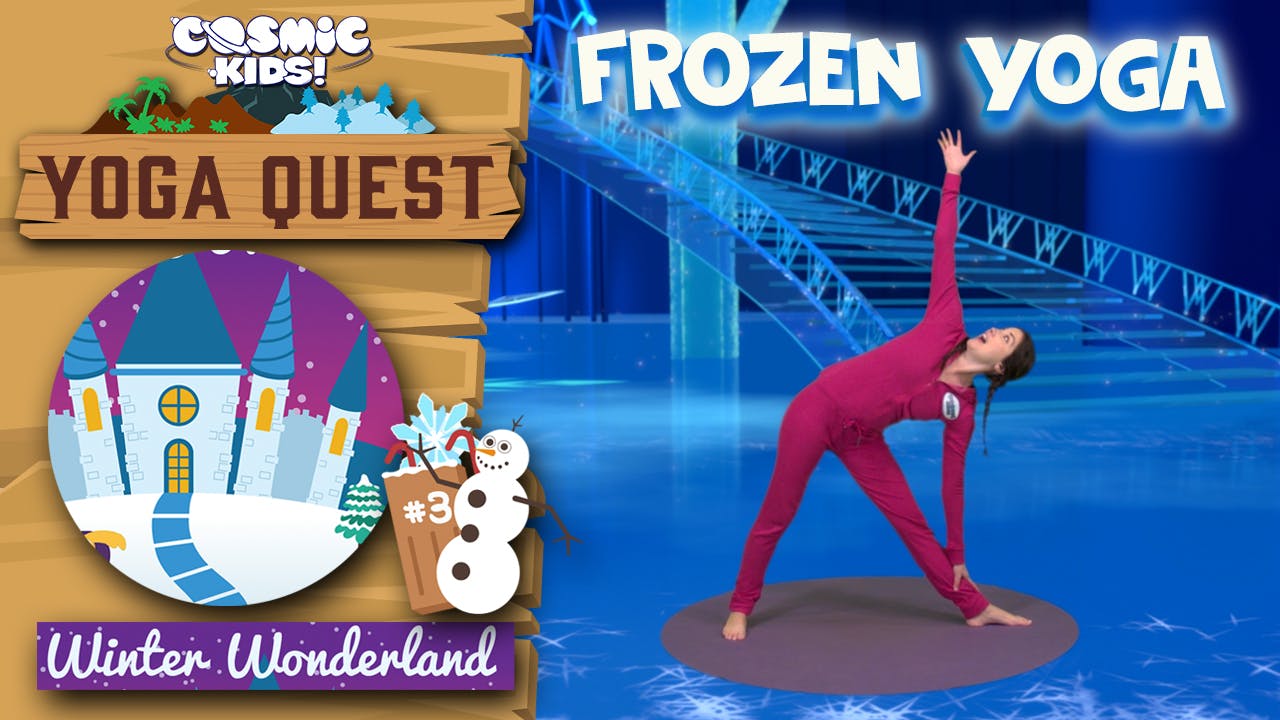 Frozen A Cosmic Kids Yoga Adventure! Happy Holidays! 🎄