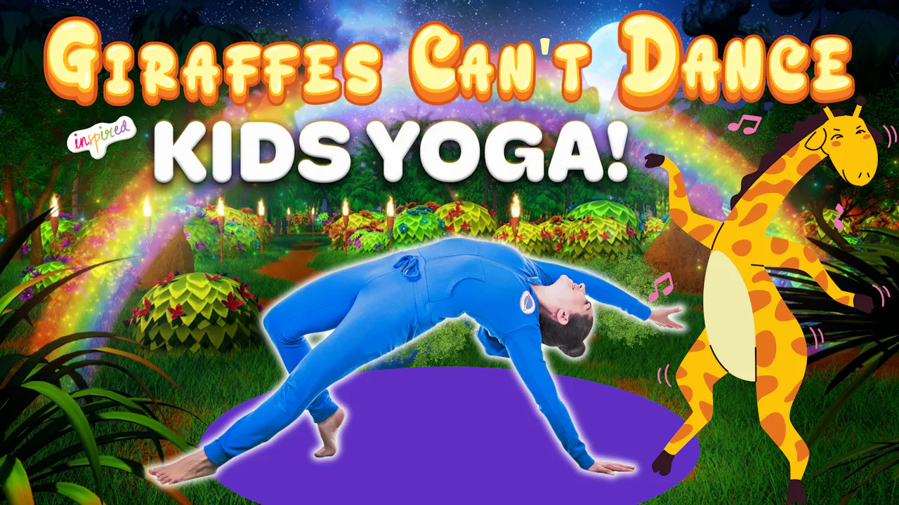 Giraffes Can't Dance | Yoga Adventure! - 15 MINUTES - Cosmic Kids App