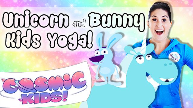 Unicorn and Bunny themed Kids Yoga! 🦄🐰🐇🌈✨