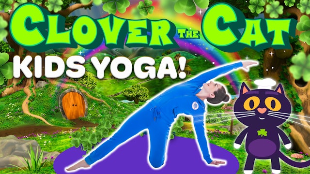 Clover the Lucky Cat | St. Patrick's Day Yoga Adventure!