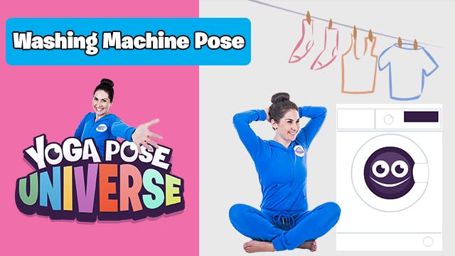 Washing Machine Pose | Yoga Pose Univ...