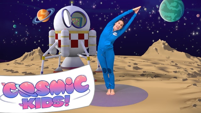 Mike and Muttnik on the Moon | Yoga Adventure!