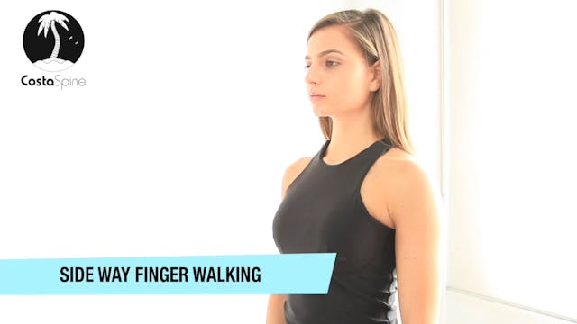 Shoulder > Mobility > Sideway Finger Walking