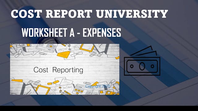 Cost Reporting 101 Expenses Worksheet A