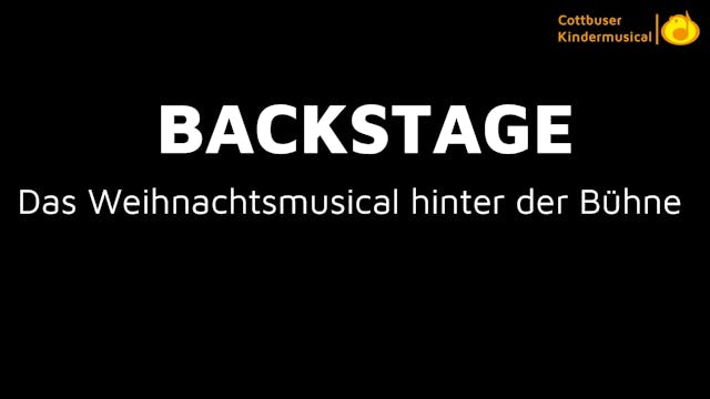 Katzentatzenweihnachtswirbel - Backstage
