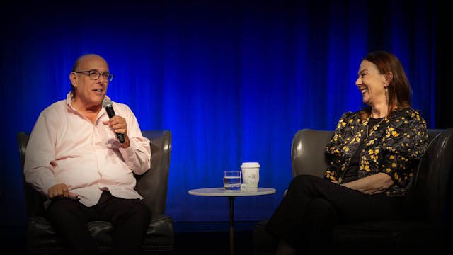 Author Tom Piazza with Fiona Prine • ...