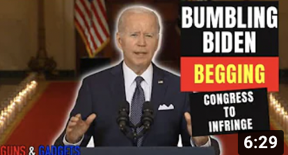 BIDEN BEGS Congress To Infringe In Prime-Time Address