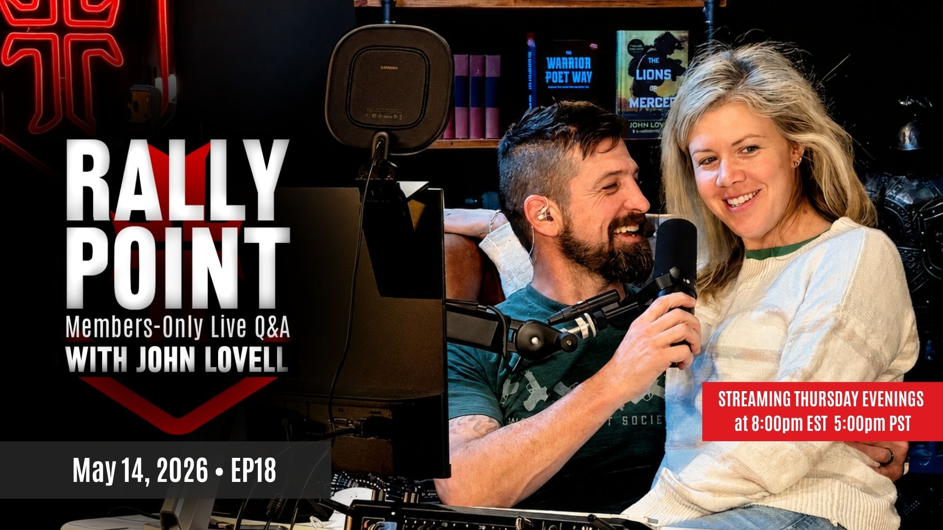 Rally Point EP18 |  Relight the Fire with Mrs. Poet