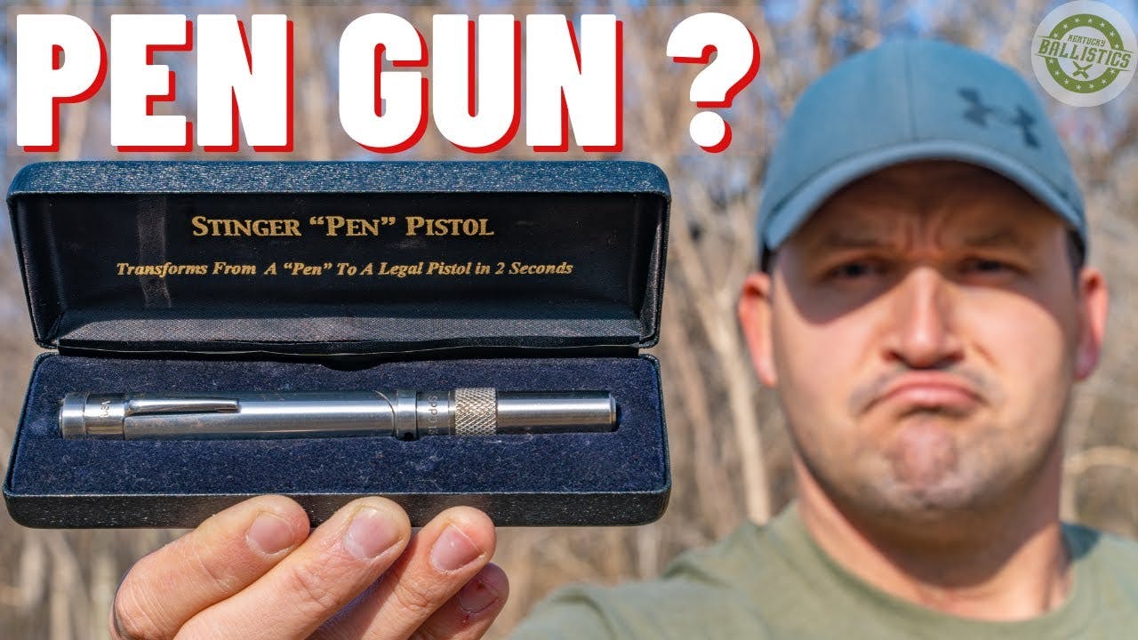 THE PEN GUN 🖊 (Gimmick Or Legitimate???) Kentucky Ballistics