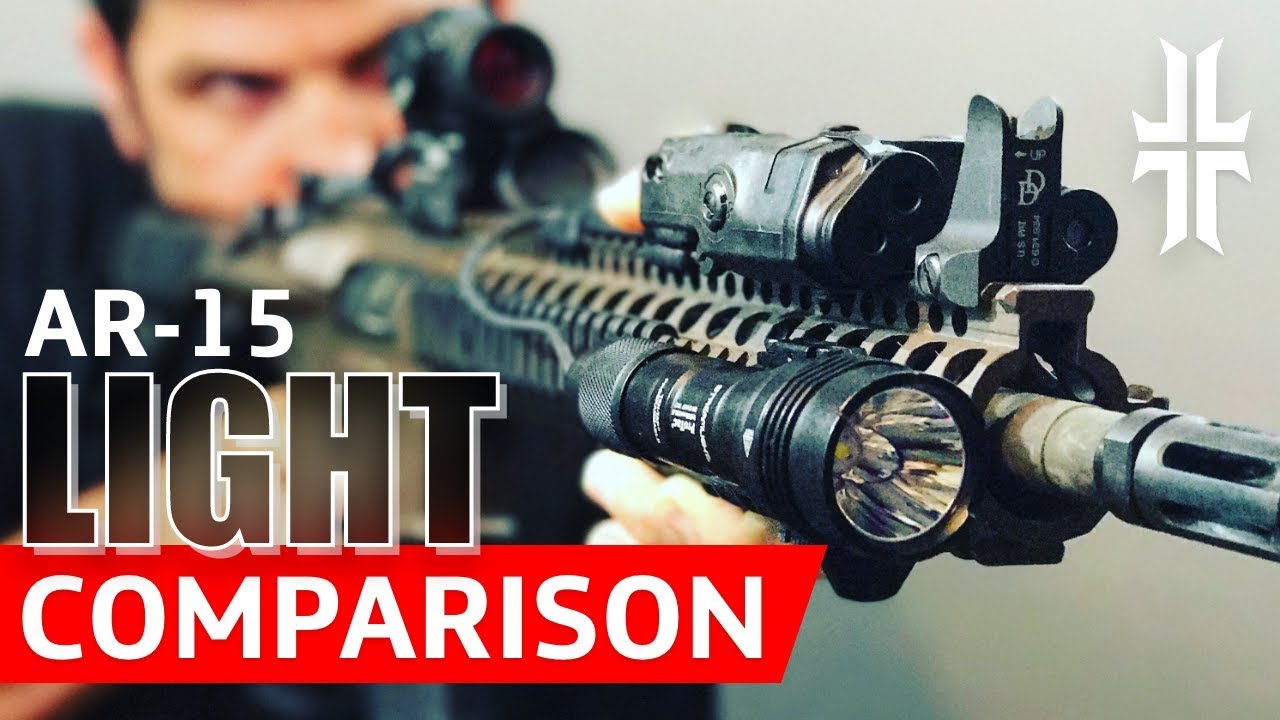 AR-15 Flashlight Comparison Streamlight vs. Surefire
