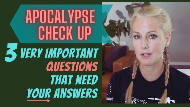 Apocalypse Check-In - 3 Important Questions That Need YOUR Answers