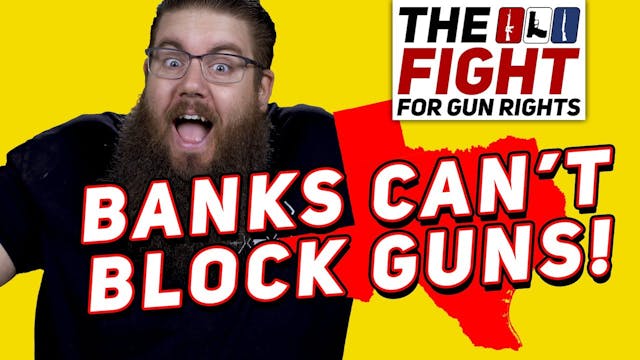 Banks FORCED to SUPPORT GUNS  TX SB19...