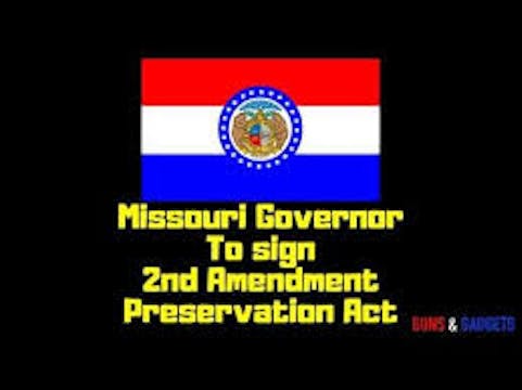 Missouri Governor To Sign Second Amen...