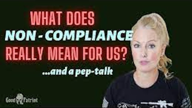 What does non-compliance REALLY mean for us? + a pep talk