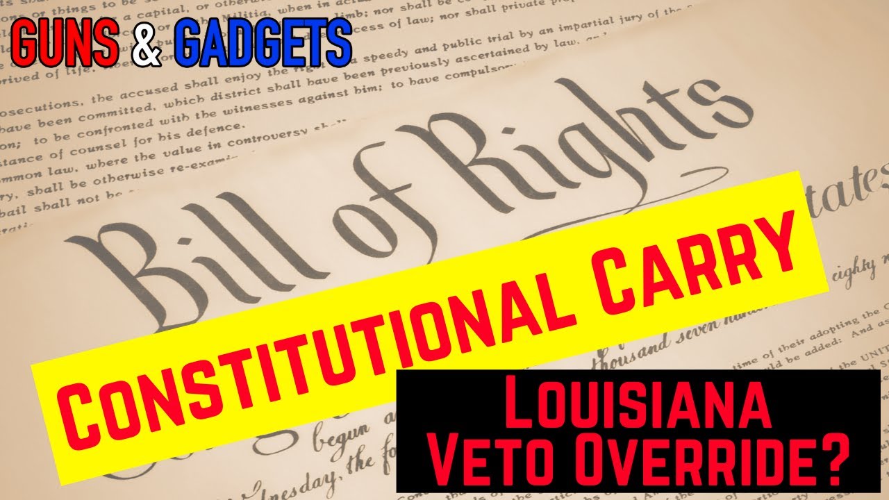Take Action! Help Gun Owners of America Override Louisiana's Carry Veto