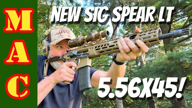 New SIG MCX SPEAR LT 5.56 for civilian market! Little brother to the Sig M5.