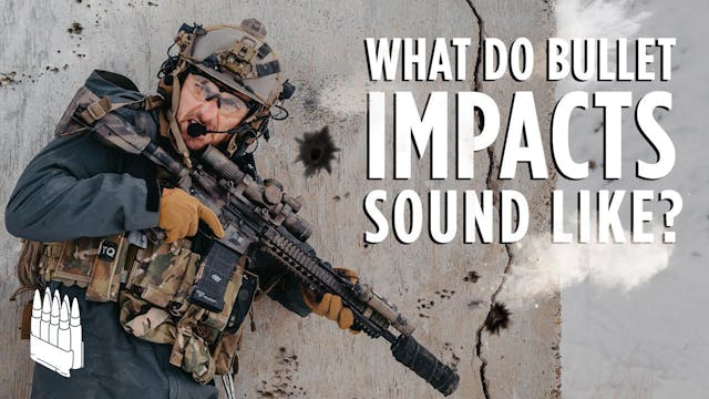 What do bullet impacts sound like? To...