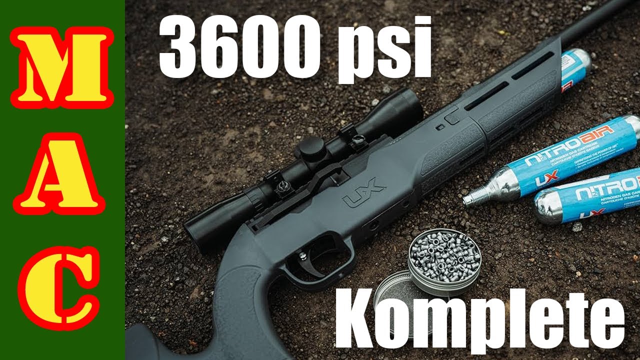 CRAZY air rifle with 3600 psi - Umarex Komplete NCR