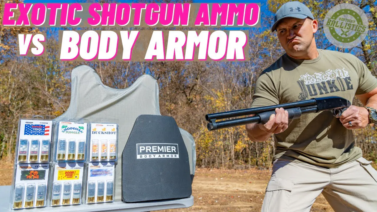 Body Balistics Exotic Shotgun Ammo vs Body Armor !!! - Kentucky Ballistics - Warrior ...
