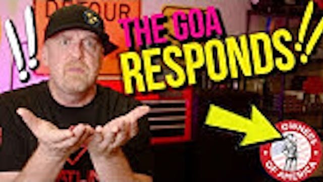 Well ... The GOA RESPONDED