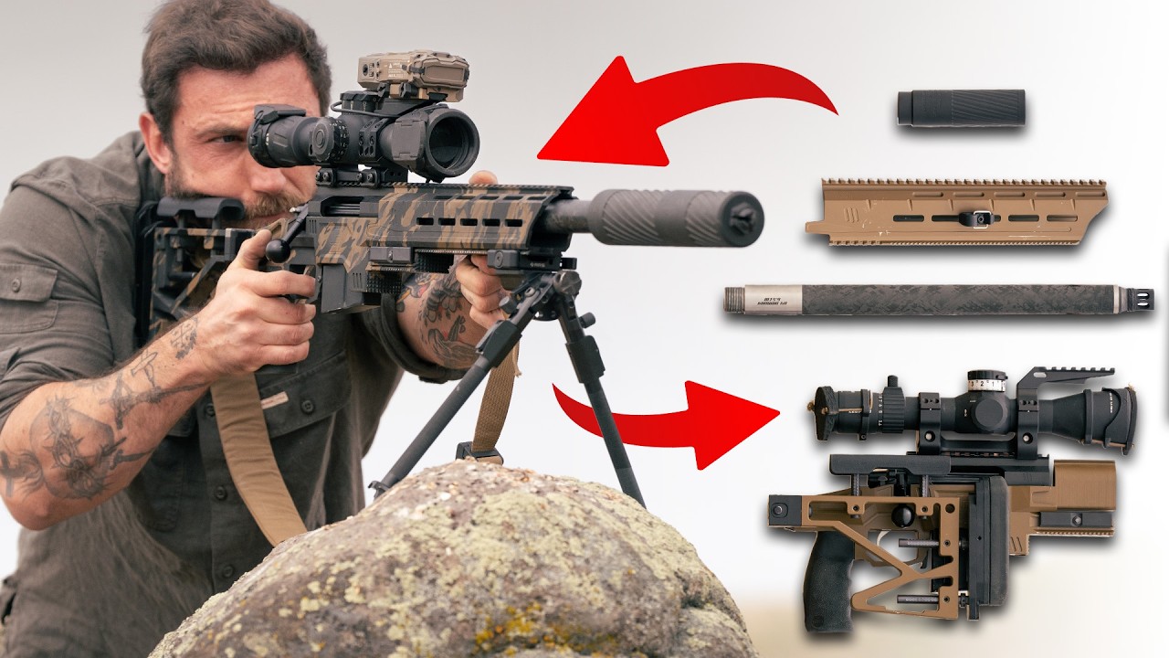 This Covert Sniper Rifle fits in a laptop case